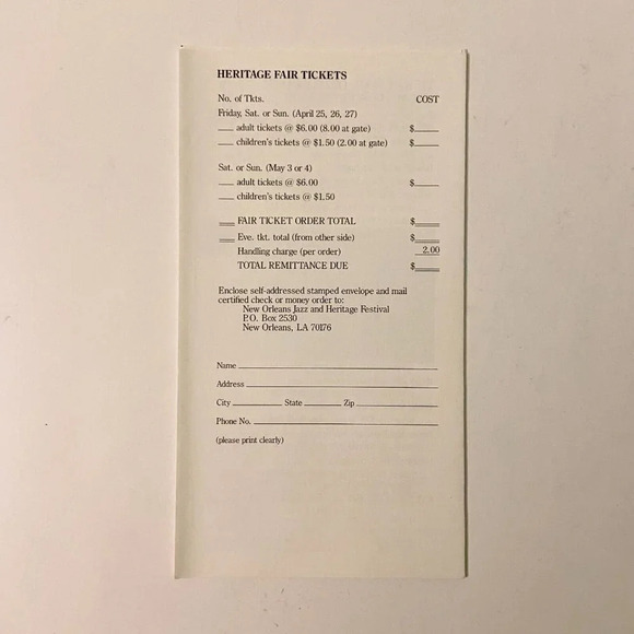 Vintage New Orleans Tour Brochures Holiday Inn Crowne Plaza and Jazz Festival - Picture 10 of 16